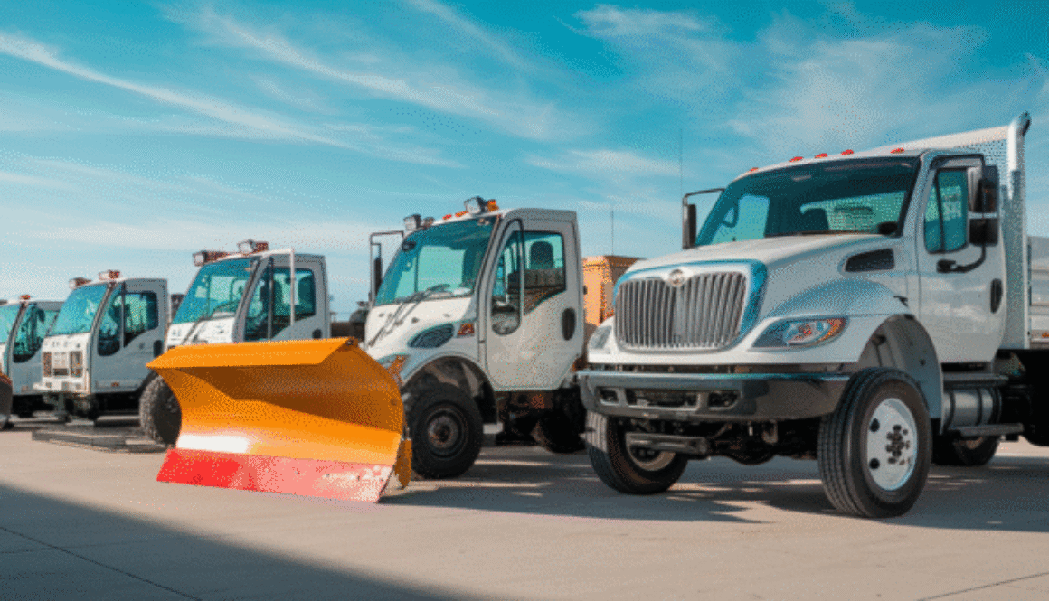 A fleet of vehicles organized in seasonal storage, showcasing effective seasonal fleet storage strategies.