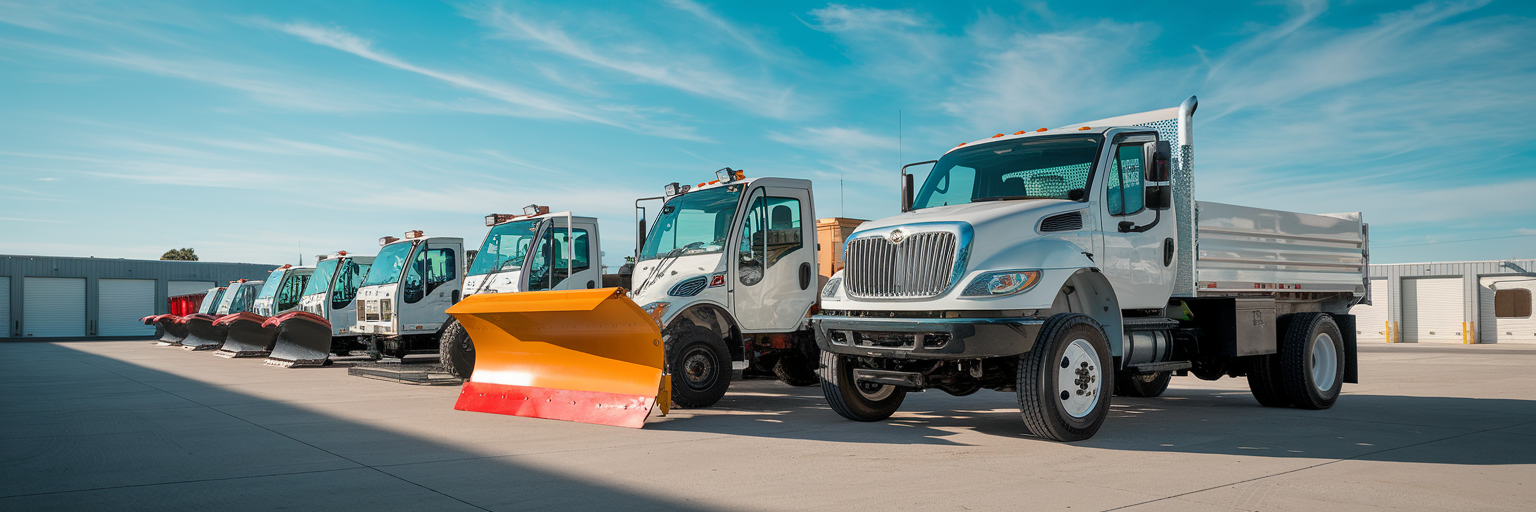 A fleet of vehicles organized in seasonal storage, showcasing effective seasonal fleet storage strategies.